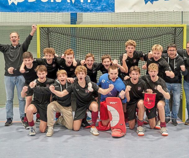 Das siegreiche U 16-Team des HC Ludwigsburg: Als Lohn winkt die süddeutsche Meisterschaft. Foto: privat