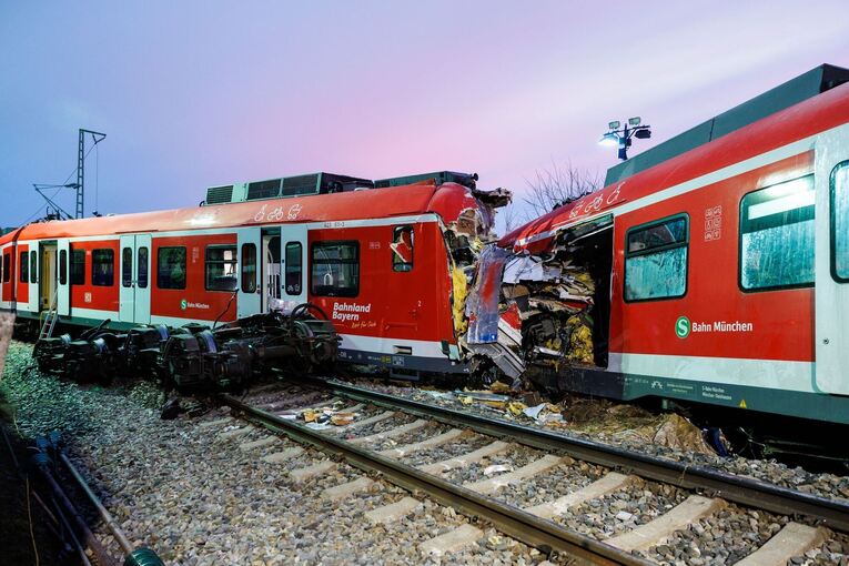 Zusammenstoß von Münchner S-Bahnen