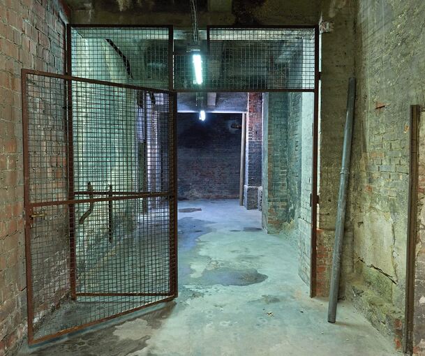 In den Kellerräumen der historischen Franck-Gebäude direkt am Bahnhof. Foto: Andreas Becker
