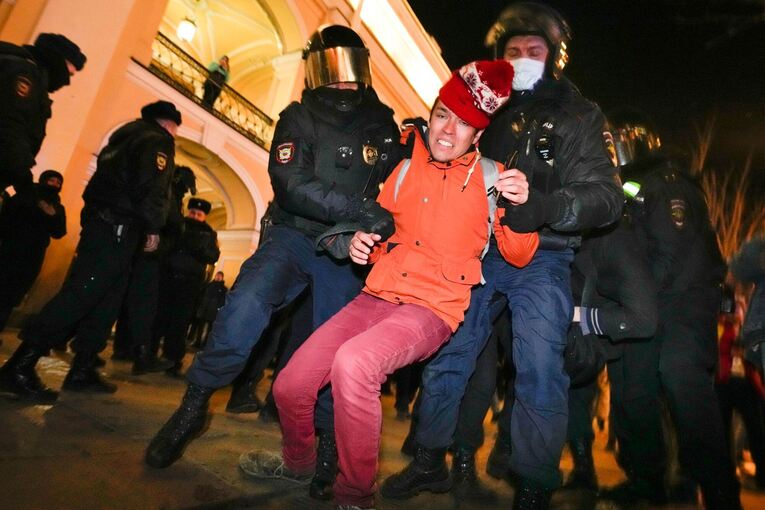 Proteste in St. Petersburg