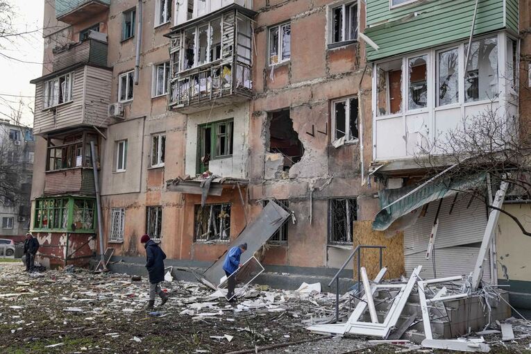 Zerstörungen in Mariupol