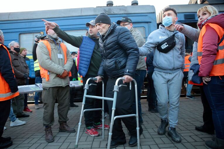 Flüchtlinge in der Ukraine