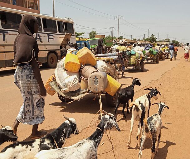 Flüchtlinge im Jahr 2020 in Kongoussi. Die Situation dort ist schon lange unruhig. Archivfoto: privat