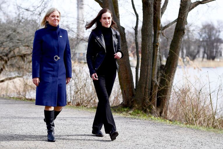Magdalena Andersson und Sanna Marin