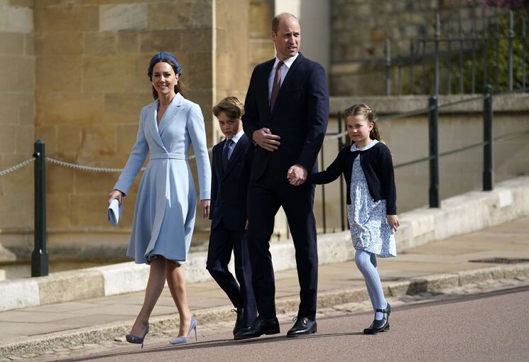 Prinz William mit Familie