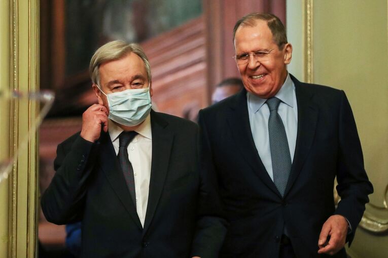UN-Generalsekretär Guterres in Moskau UN-Generalsekretär Guterres in Moskau