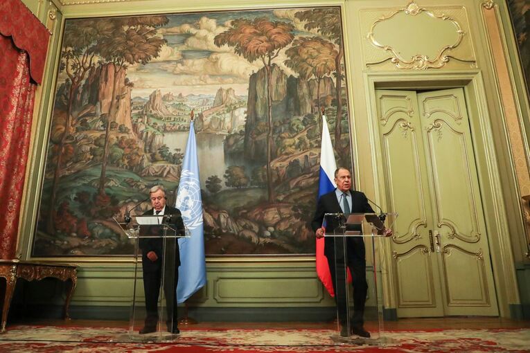 UN-Generalsekretär Guterres in Moskau UN-Generalsekretär Guterres in Moskau