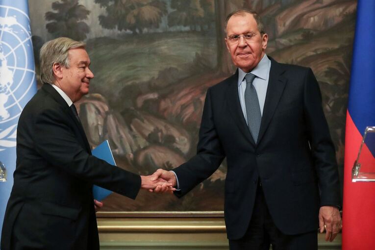 UN-Generalsekretär Guterres in Moskau UN-Generalsekretär Guterres in Moskau