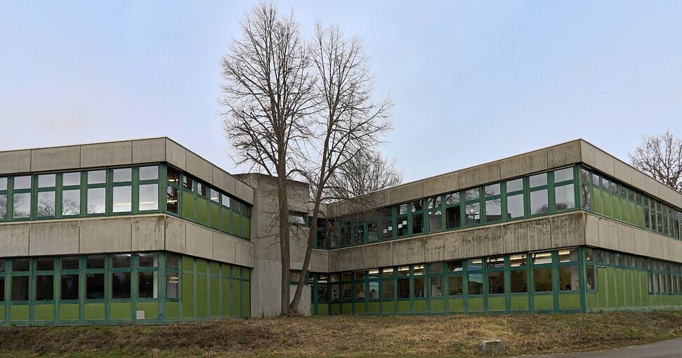 Gemeinschaftsschule in Schwieberdingen: Rund 40 Zwergfledermäuse nisten hier in der Fassade. Foto: Andreas Becker