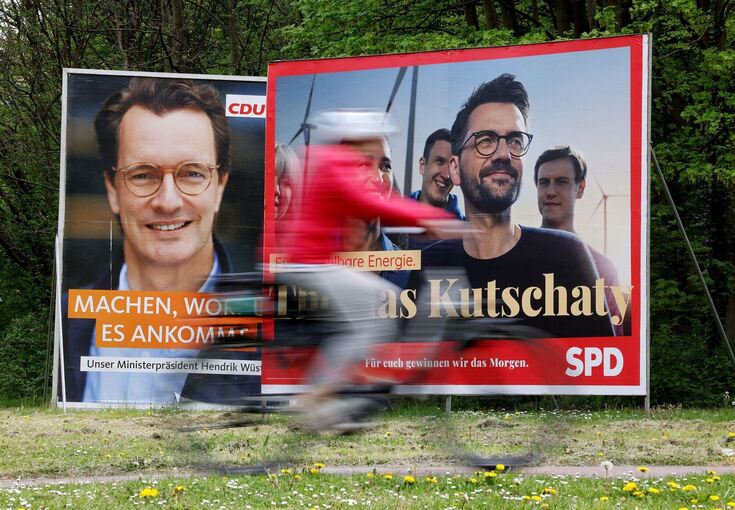 Wahlplakate in Köln