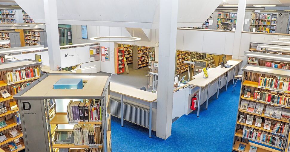 „Bibliothek des Jahres 2021“: Die Stadtbibliothek Ludwigsburg hat ein ausgezeichnetes Angebot. Archivfoto: Holm Wolschendorf