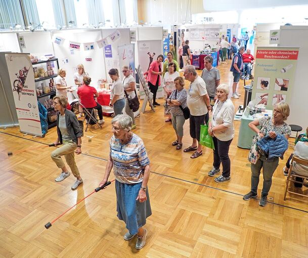 Mitmachen, Ausprobieren, Informieren – das wird bei der beliebten Messe „gesund & aktiv“ großgeschrieben. Foto: Holm Wolschendorf
