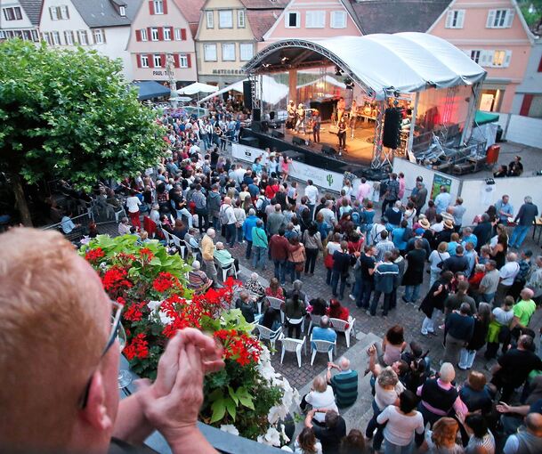 Das Best-of-Music-Festival sorgt alle zwei Jahre für Stimmung auf dem Bietigheimer Marktplatz. Archivfoto: Alfred Drossel