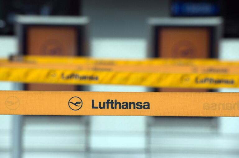 Lufthansa am Flughafen Düsseldorf