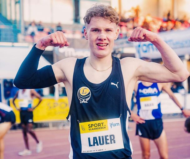 Hindernisläufer Kurt Lauer vom LAZ Ludwigsburg fährt mit breiter Brust nach Cali. Foto: Eibner