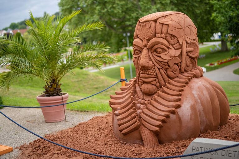 Eröffnung Sandkunst-Ausstellung im Blühenden Barock