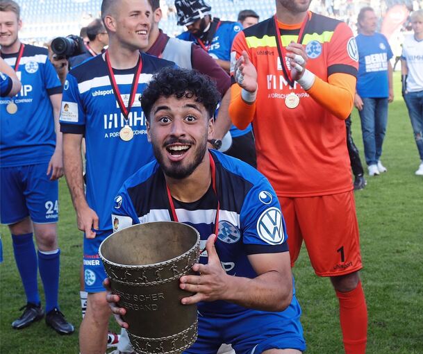 Mohamed Baroudi kommt mit der Empfehlung des WFV-Pokasiegs nach Freiberg. Foto: Baumann