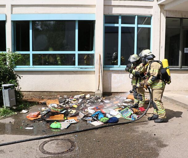 Die Feuerwehr hatte den Brand schnell unter Kontrolle.
