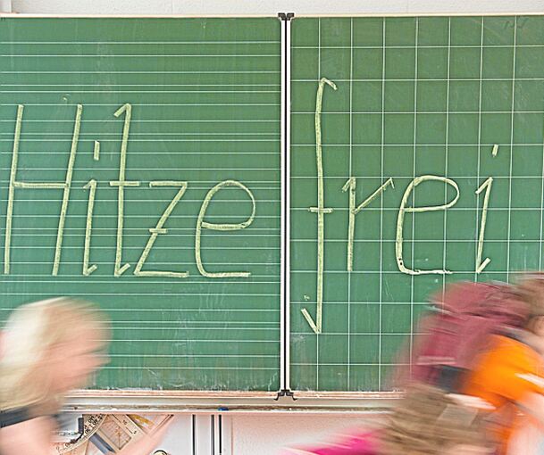 Die Zeiten von Hitzefrei sind nahezu vorüber. Foto: dpa