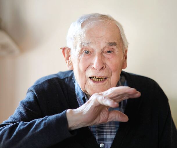 Paul Schäfer hat in 101 Jahren viel erlebt. Foto: Ramona Theiss