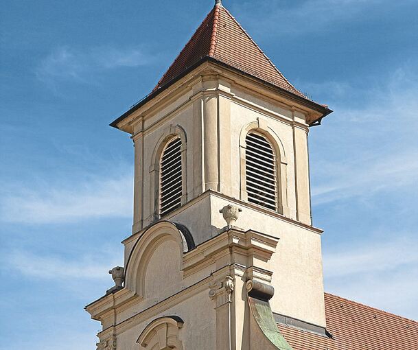 Die Dreieinigkeitskirche am Marktplatz. Archivfoto: Holm Wolschendorf
