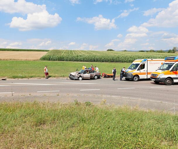 Übersicht auf die Unfallstelle. Foto: KS-Images/Karsten Schmalz