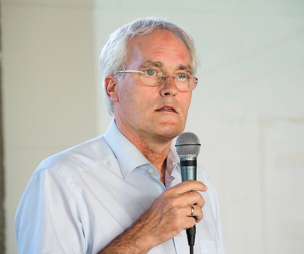 Firmenchef Peter Kurz stand Rede und Antwort.