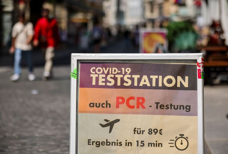 PCR-Teststation in Sachsen-Anhalt