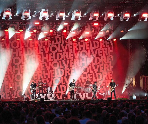 Revolverheld bei den KSK Music Open. Foto: Andreas Becker