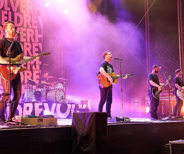Revolverheld bei den KSK Music Open. Foto: Andreas Becker
