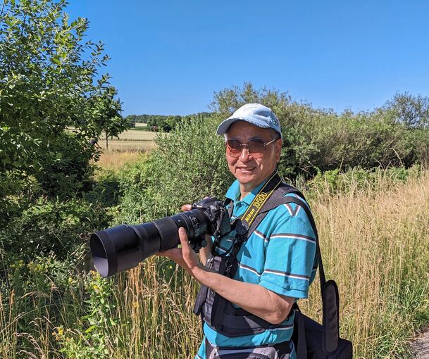 Qi An aus Ludwigsburg hat sich als Hobbyfotograf auf Libellen fokussiert. Foto: Uli Ostarhild
