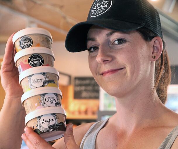 Anna-Sophia Schmid ist die Frau hinter Fräulein Schmid. Fotos: Alfred Drossel