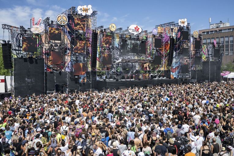 Techno-Party in Zürich