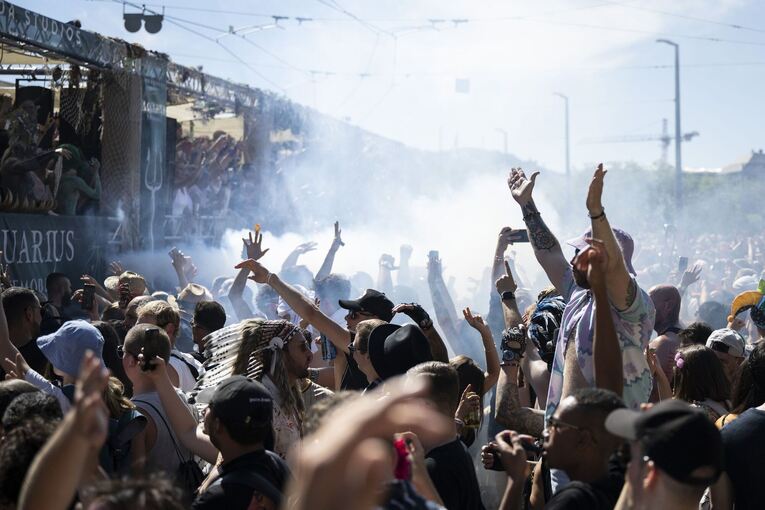 Techno-Party in Zürich