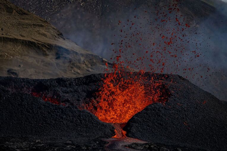 Vulkan Fagradalsfjall in Island