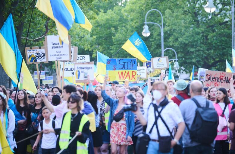 Ukraine-Demo in Berlin