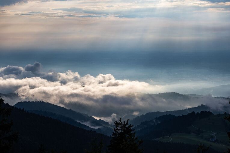 Wolken über dem Schwarzwald