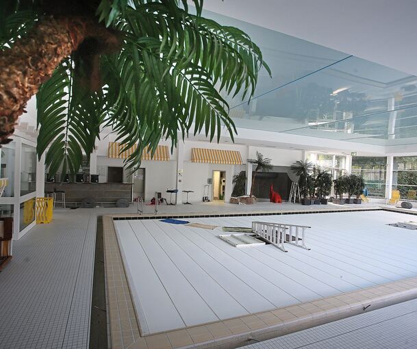 Während das Hallenbad mit reduzierten Wassertemperaturen geöffnet bleibt, soll die Sauna geschlossen werden. Foto: Alfred Drossel