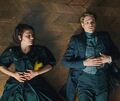 Schwierige Zeiten: Kaiserin „Sisi“ und Franz Joseph in einer Szene der Netflix-Serie „Die Kaiserin“. Foto: Netflix/p