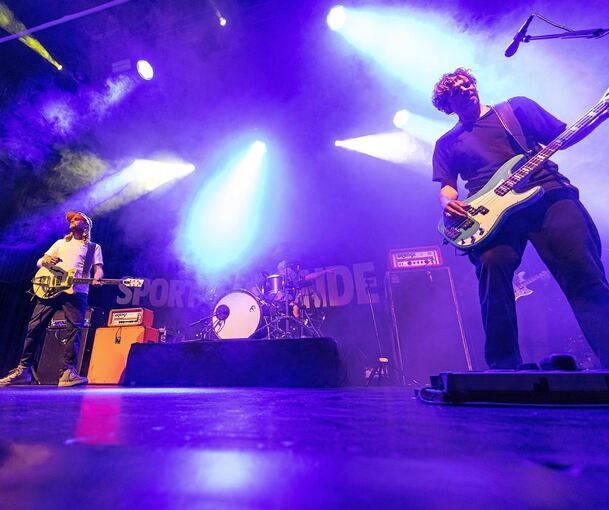 Spielfreude in Reinkultur: Die Sportfreunde Stiller im Scala. Foto: Andreas Essig