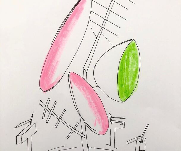 Melissa E. Logan hat in Marbach eine Klangskulptur gebaut. .Fotos: Thomas Wolf, privat, Melissa E. Logan, TWIMC, Studio umschichten/p