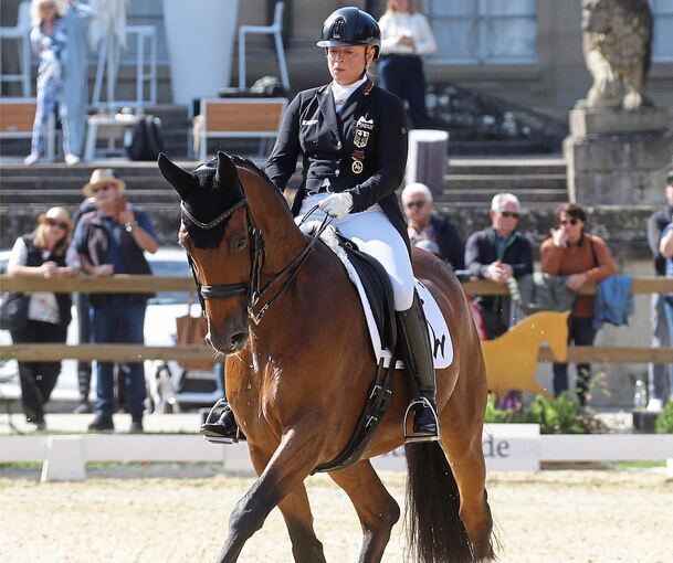 Isabell Werth auf Emilio. Foto: Baumann