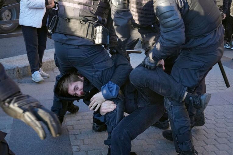 Festnahmen bei Protesten in St. Petersburg