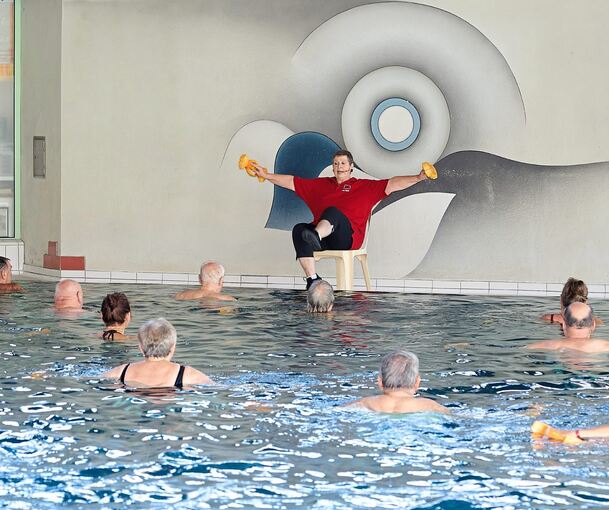 Zur Aktionswoche gibt es auch Gymnastikübungen.