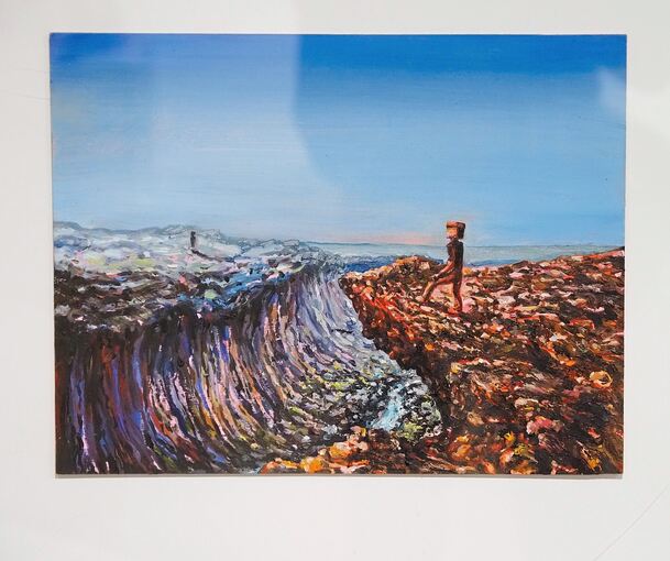 „Abschluss zum Neuanfang“ von Julis Goerlich. Foto: Holm Wolschendorf