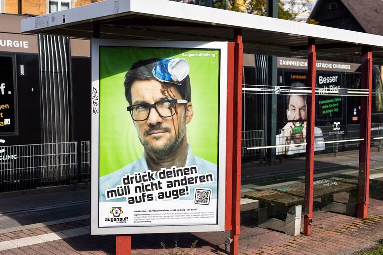 Plakatkampagne "augenauf!" Freiburg