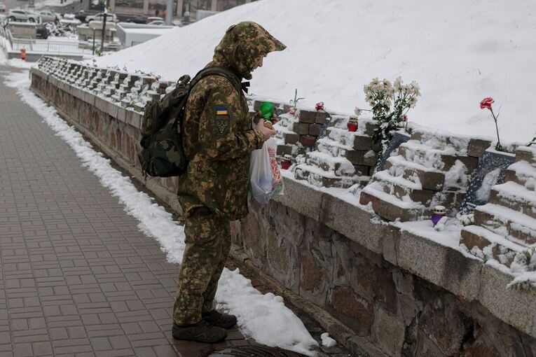 Soldat in Kiew
