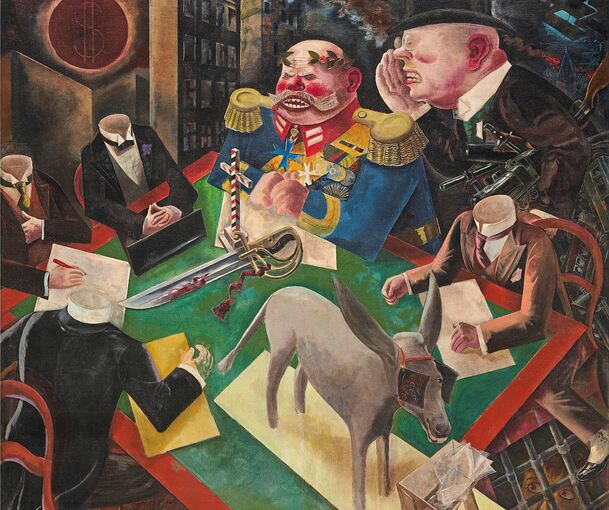 Zu den Grosz-Werken, die in der Stuttgarter Staatsgalerie gezeigt werden, gehört auch „Sonnenfinsternis“. Foto: Staatsgalerie/p