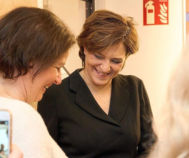 Martina Gedeck trifft Fans im Scala. Foto: Andreas Becker