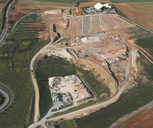 Deponie Froschgraben in Schwieberdingen: Hier landet seit Jahren auch Bauschutt und verunreinigte Erde aus der Region.